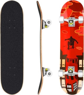 WeSkate Kompletna deskorolka 79 x 20 cm 7-warstw