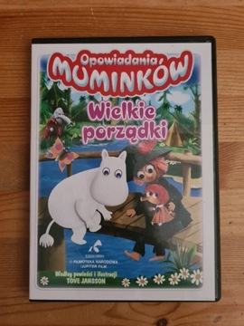 Opowiadania muminków Wielkie porządki płyta dvd