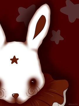 Plakat A3 cyrkowy królik -circus rabbit-