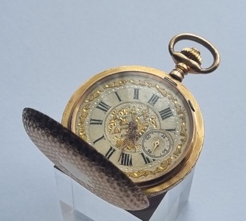 18k złoto Savonnette BREGUET zegarek kieszonkowy