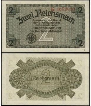 Niemcy - Reichskreditkassen 1939-1944, 2 marki
