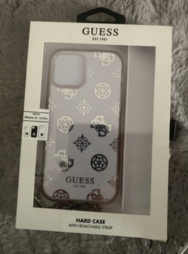 iPhone 12/12 pro etui z łańcuszkiem z Guess