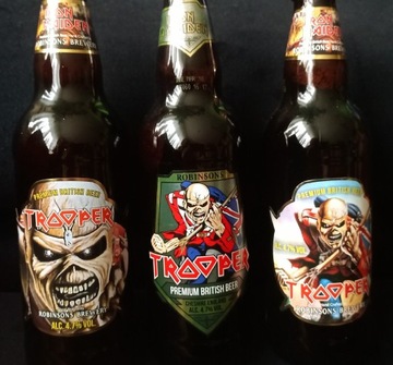 IRON MAIDEN, 3 X BUTELKA LTD., ROK 2014, 17 i 18.