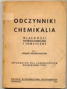 Odczynniki i chemikalia 1953