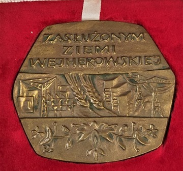 MEDAL ZASŁUŻONYM ZIEMI WEJCHEROWSKIEJ ETUI