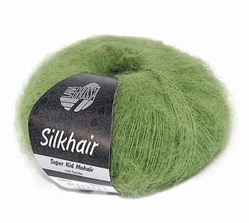 Silkhair Lana Grossa 51 zielony moher+jedwab