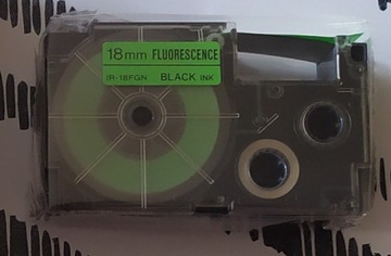 Fluorescencyjna orginalna taśma Casio 18mm IR-18FG