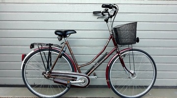solidny wygodny damski rower miejski BATAVUS Avenue 28 Nexus holender !