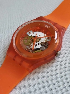 Zegarek Swatch POMARAŃCZA NEW GENT JAK NOWY OKAZJA