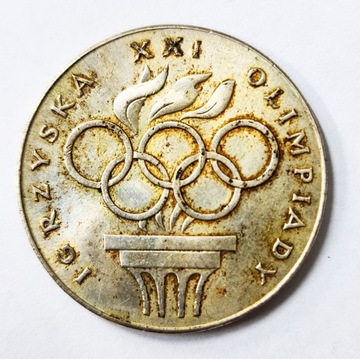 Moneta srebro 200zł Igrzyska XXI Olimpiady 1976r