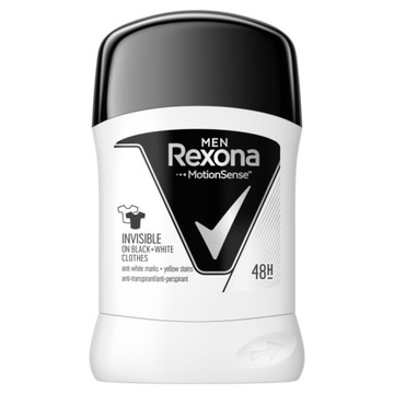 Rexona Men INVISIBLE Black antyperspirant sztyft