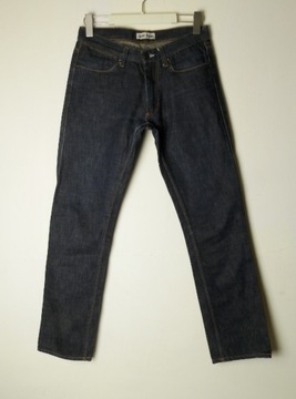 Acne Studios Max Raw luksusowe jeansy slim raw 