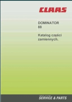 Katalog części kombajn claas Dominator 88 PL