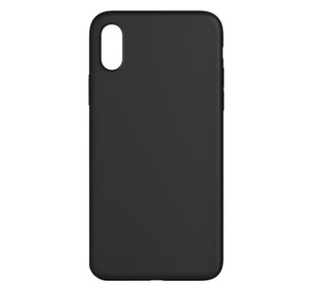 Etui czarne silikonowe Iphone X/XS/XR