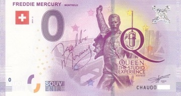 Słynny banknot 0 euro Freddie mercury 2019-   W-wa