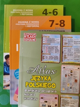 Zestaw powtórki z literatury + atlas języka