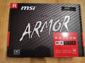 MSI Radeon RX 570 armor OC 4g