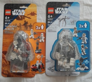 Lego Star Wars 40558 40557 dwa battle packi