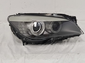 Lampa BMW F01 przód prawa XENON nieskrętna kmpltna