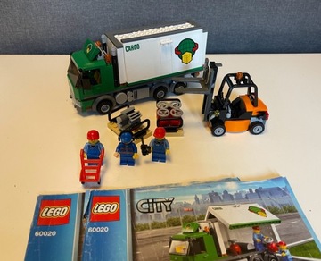 LEGO City 60020 Ciężarówka Cargo zestaw kompletny