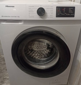 Pralka HISENSE WFVC6010E 6kg 1000 obr STAN IDEALNY