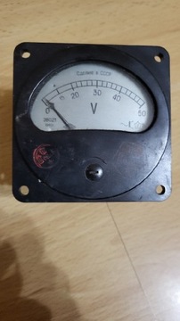 Woltomierz prądu zmiennego 0-50 V prod. ZSSR