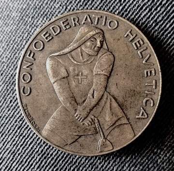5 franków szwajcarskich 1939 rok, Kopia