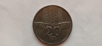 Polska 20 zł, 1974 r., Wieżowiec i kłosy (L183)