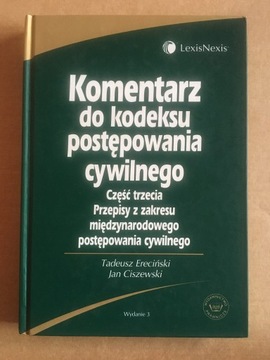 Komentarz do kodeksu postępowania cywilnego cz. 3