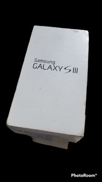 Pudełko Samsung Galaxy S3 + instrukcje