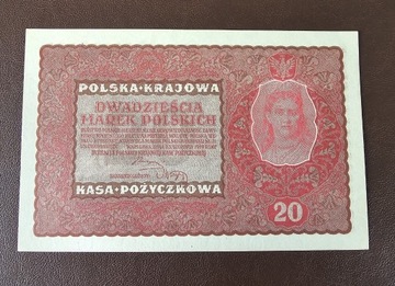 20 marek polskich 1919  ser.CO