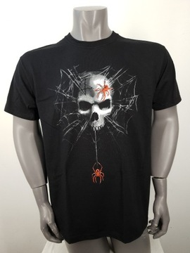 T-Shirt Skull, Spider, Metal, Horror