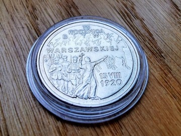 Moneta 2zł 1995 75 Rocznica Bitwy Warszawskiej