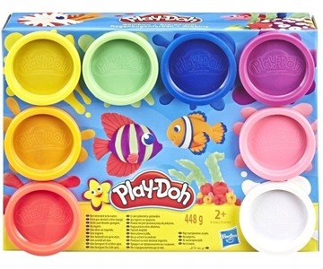 Masa plastyczna Play-Doh Tęcza E5062 8 sztuk NOWE!