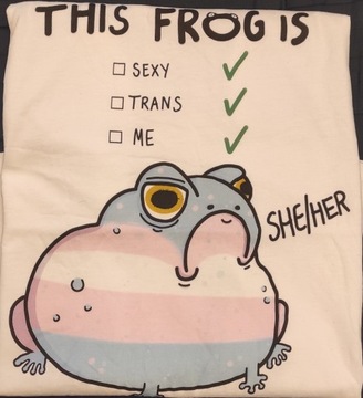 Koszulka trans żabka KajzerkaDesign