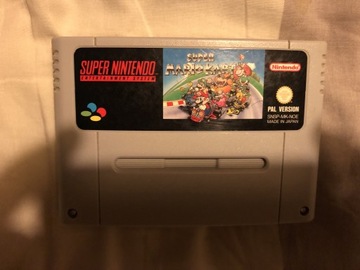Gra Super Mario Kart na konsole SNES