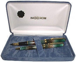 Pióro+długopis Sirocco Marbre (Green) INOXCROM