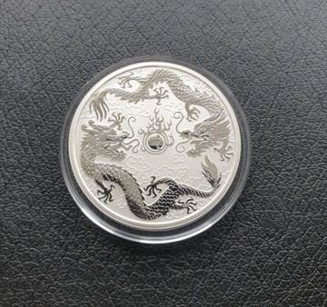 Dwa Smoki od Perth Mint 1 oz Australia 2019