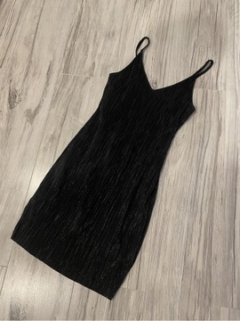 Sukienka plisowana czarna Sparkz Copenhagen XS