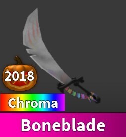 Chroma Boneblade Roblox murder mystery 2