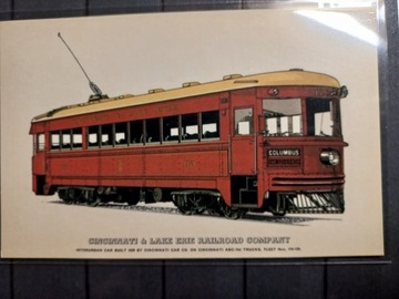 Pocztówka Cincinati & Lake Erie Railroad Co. 1930 