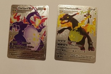 Karty pokemon Charizard srebrny