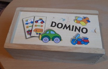 Domino drewniane dla najmłodszych 