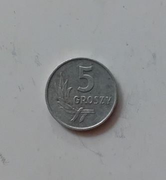 Moneta 5 groszy 1962 r Polska
