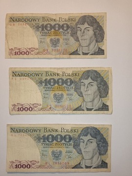 Banknot PRL 1000 zł 