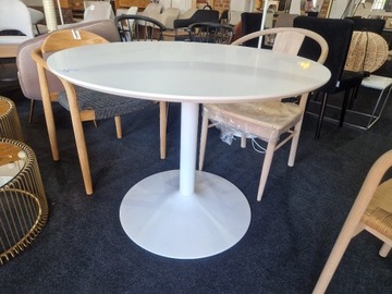 Okrągły stół do jadalni Menorca  Ø 100 cm biały 