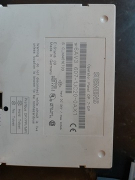 Siemens Operator Panel OP 7-DP 6AV3 607-1JC20-0AX1