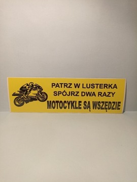 Naklejka Motocykle są wszędzie 