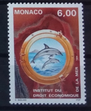 Znaczki **Monaco 1994r Mi 2181 Delfiny