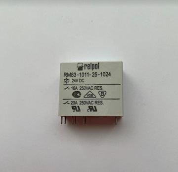 Przekaźniki miniaturowe relpol RM83-1011-25-1024 